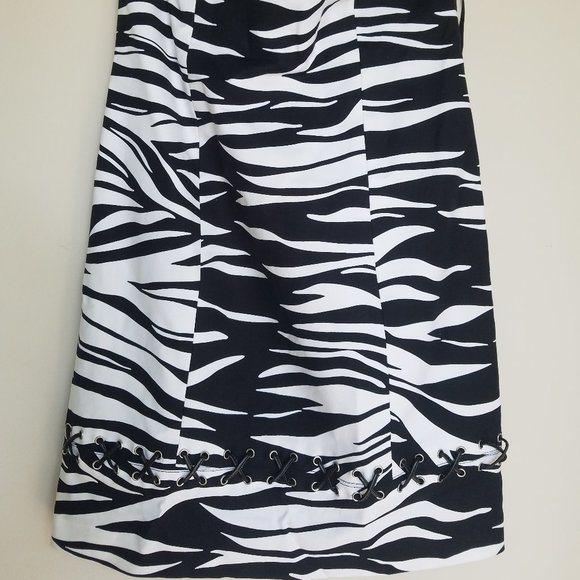 Michael Kors black and white zebra print Dress - Picture 5 of 6